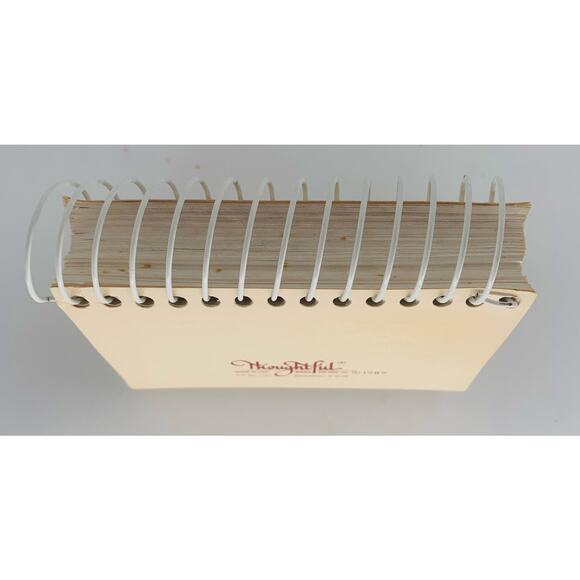 Day By Day Calendar Friendship By Thoughtful 1989 Made in USA White Red Sayings - Picture 2 of 9